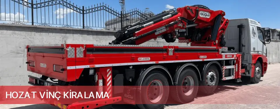 Hozat İlçemi Vinç Kiralama